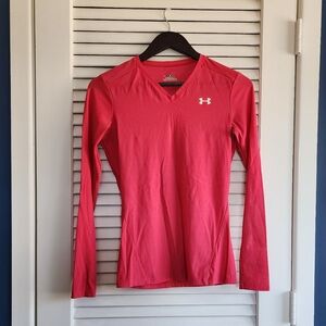 Under Armour Women's Pink Long Sleeve Top